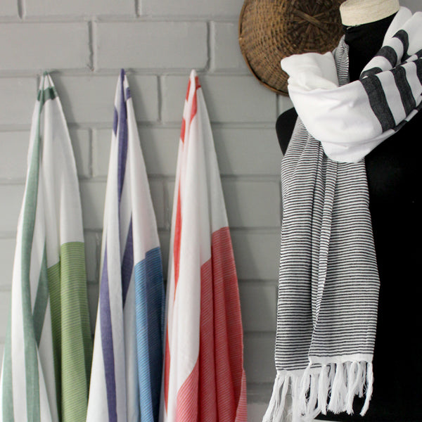 Black Stripe Kitchen Towels – Smallwoods